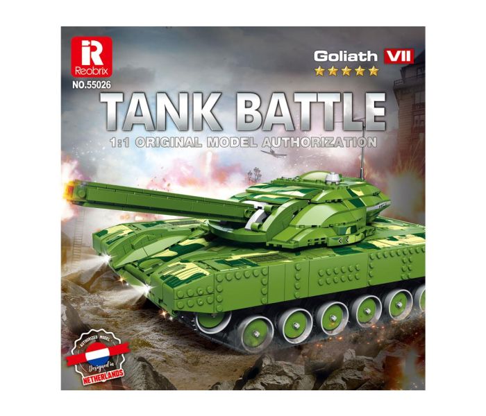 RC Canon Tank 1516pc Construction Set