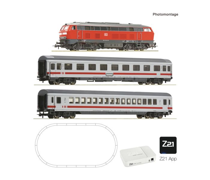 DBAG BR218 Diesel Passenger Train Set VI (DCC-Fitted)