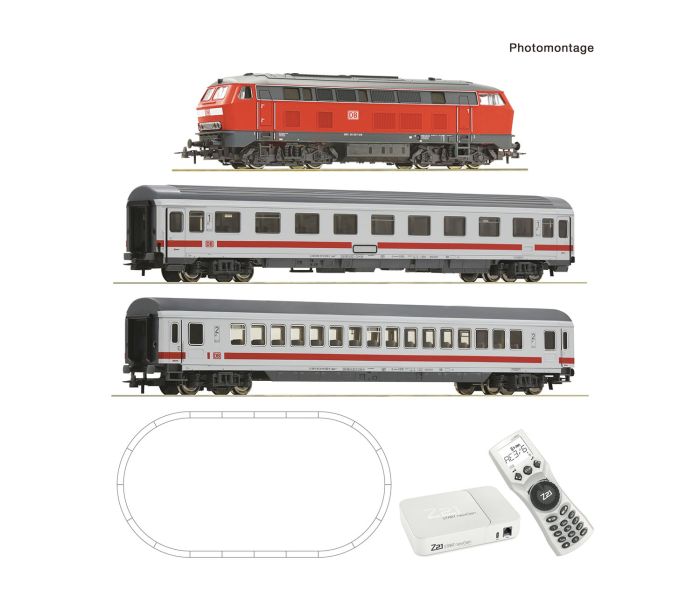 DBAG BR218 Diesel Passenger Train Set VI (DCC-Fitted)