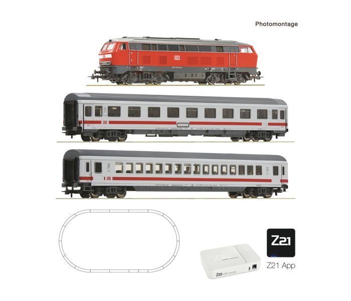DBAG BR218 Diesel Passenger Train Set VI (DCC-Fitted)