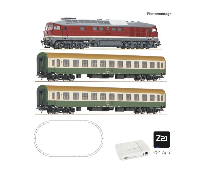 DR BR132 Diesel Passenger Train Set IV (DCC-Fitted)