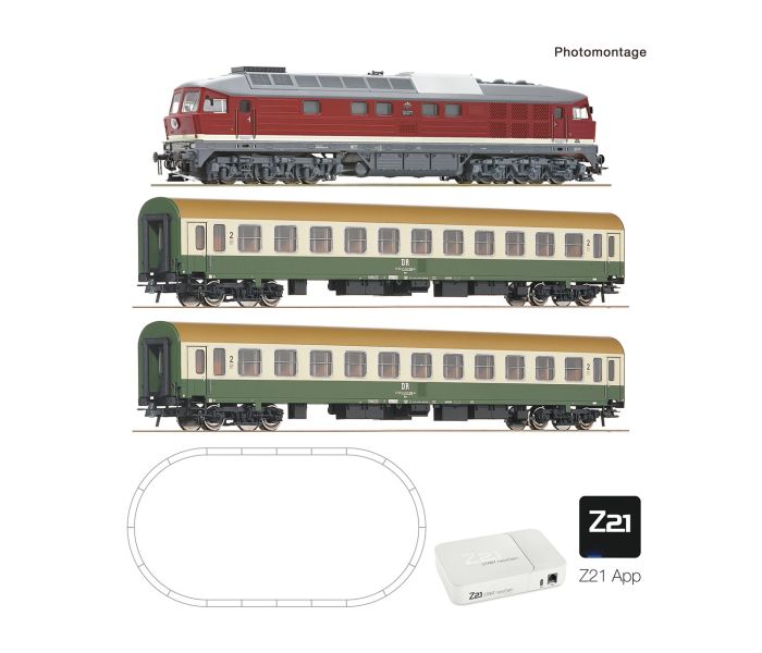 DR BR132 Diesel Passenger Train Set IV (DCC-Fitted)