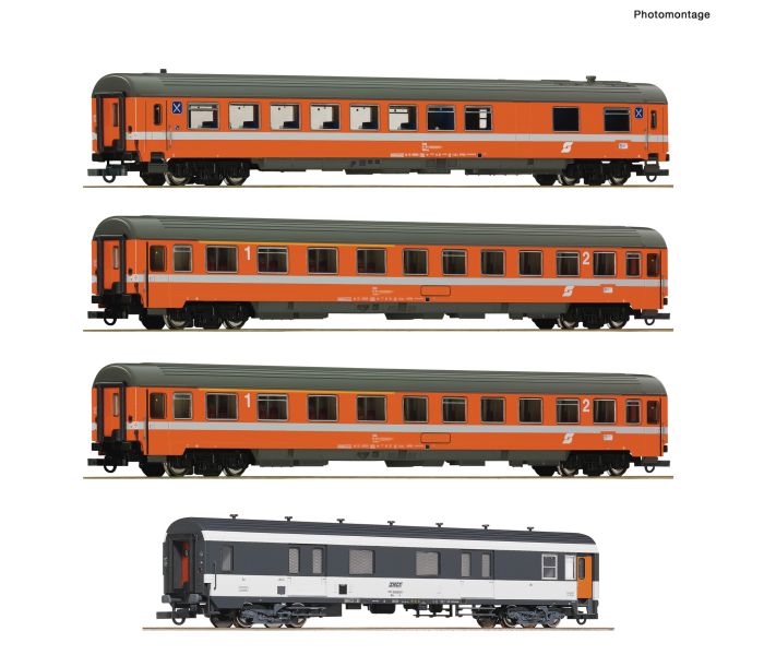 OBB Arlberg Express WRmz/Abmz/Dd2s Coach Set (4) IV