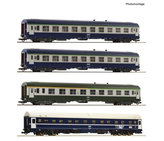 SNCF Arlberg Express Bc9/A4B5x/WLAB Coach Set (4) IV