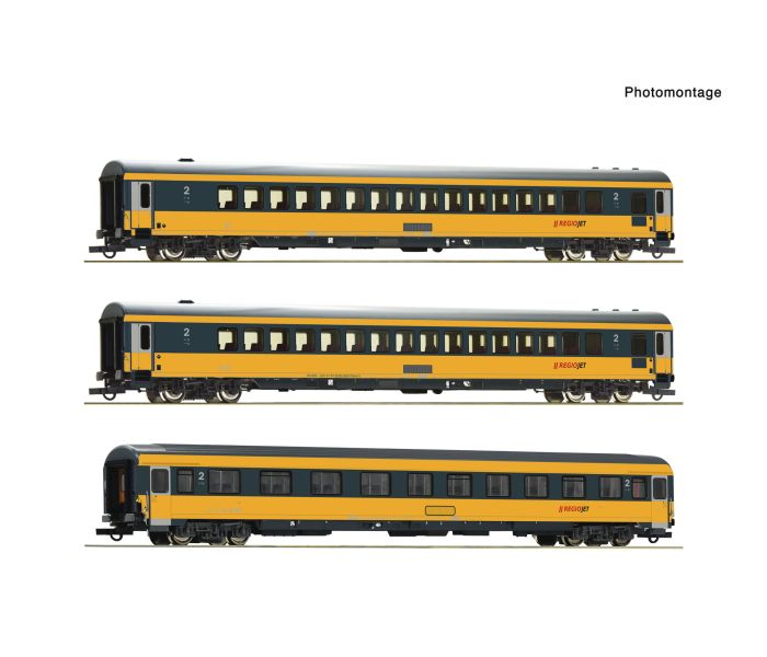 CD Regiojet Bmpvz/Bpwmz/Abmz Coach Set (3) VI
