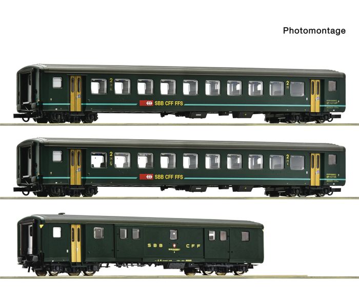 SBB IR1617 EW II B/D Coach Set (3) V