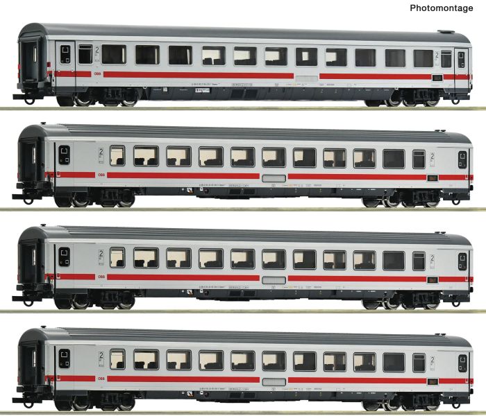 OBB Bvmsz186.0/Bpmz294.2 Express Coach Set (4) VI