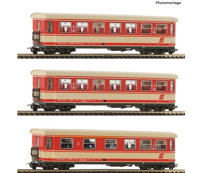 OBB B4ip/s 2nd Class Coach Set (3) IV