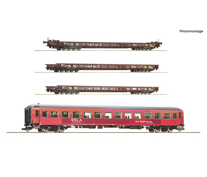 OBB Rollende Landstrasse Rolling Stock Set (4) VI
