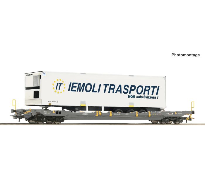 Hupac Sdgnss T5 Pocket Wagon w/Iemoli Trailer Load VI