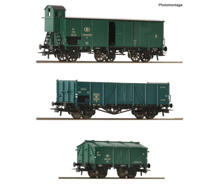 SNCB Covered Wagon Set (3) III