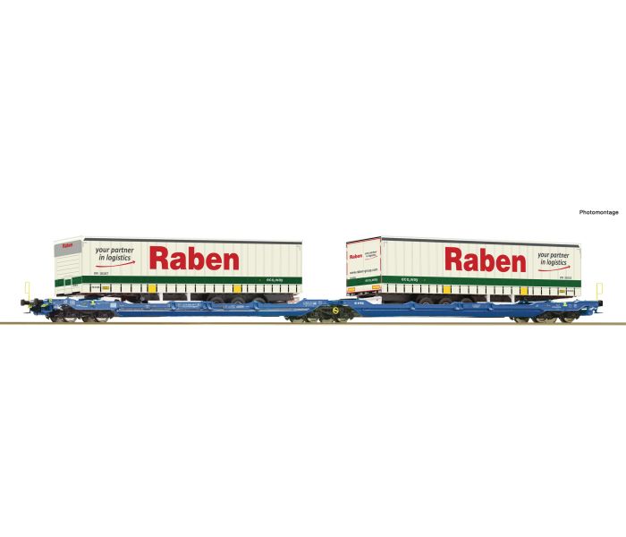 VTG T3000e Dbl Pocket Wagon w/Raben Trailer Load VI