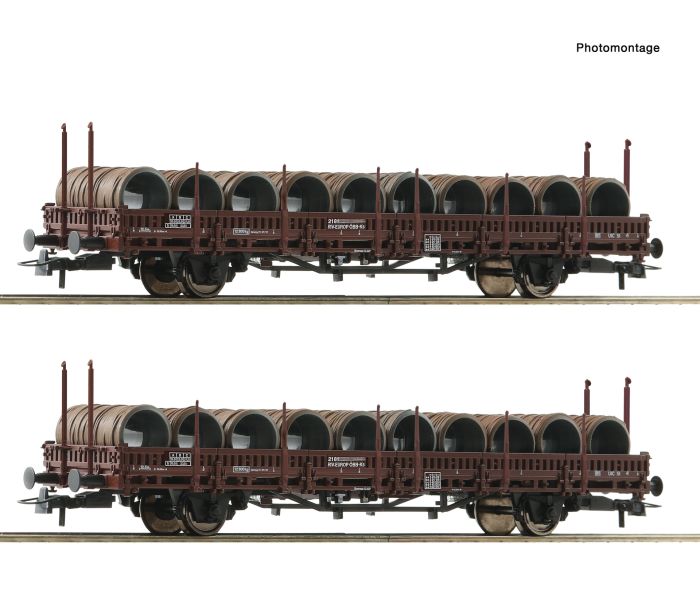 OBB Ks Swivel Type Stake Wagon w/Wire Reel Load Set (2) IV