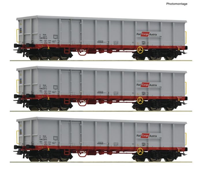 Rail Cargo Austria Eanos Gondola Set (3) VI