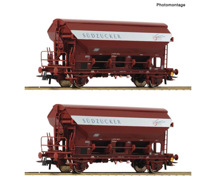 DB Tdgs Swivel Roof Hopper Wagon Set (2) IV
