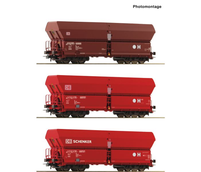 DBAG Falns Self Unloading Hopper Wagon Set (3) VI