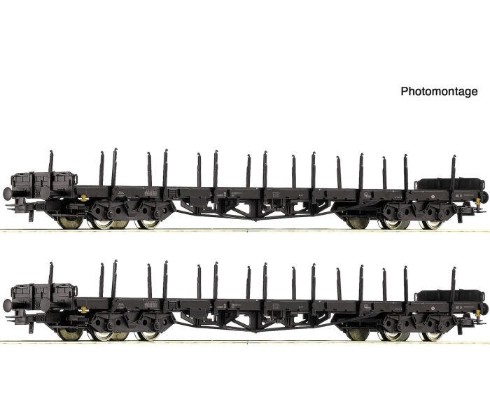DB Rs680 Bogie Stake Wagon Set (2) IV