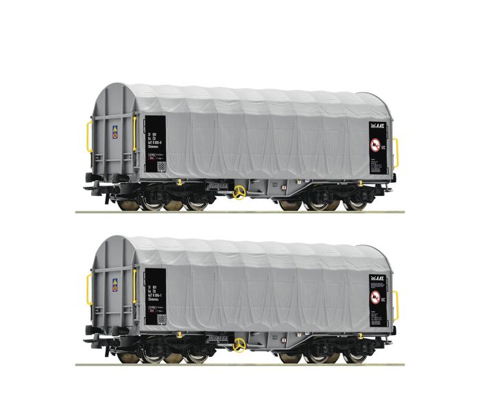 CD Shimmns Sliding Tarpaulin Wagon Set (2) V