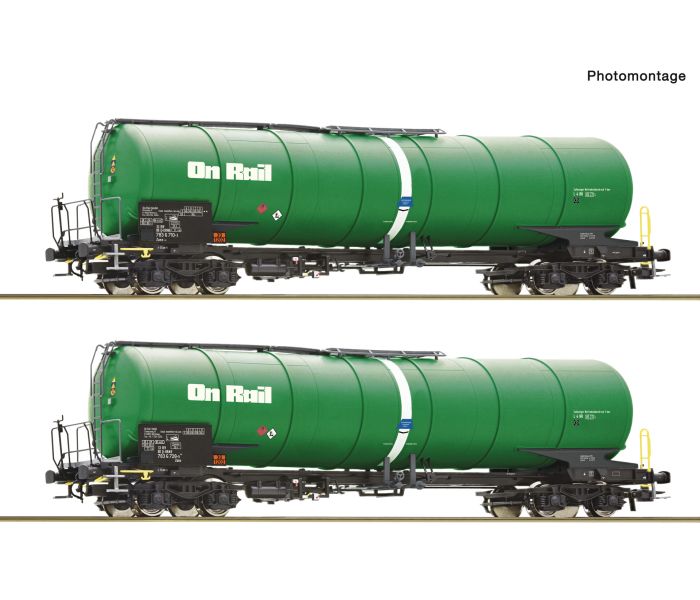 Onrail Zans Bogie Tank Wagon Set (2) VI