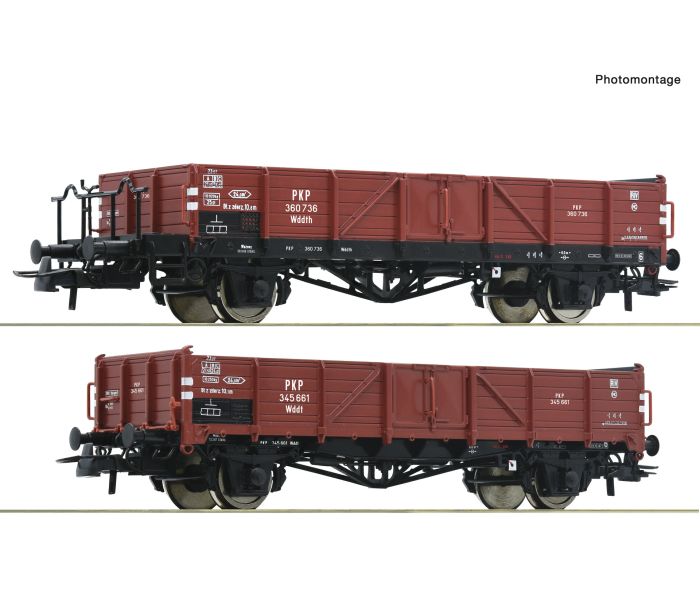 PKP Wddt Open Wagon Set (2) III