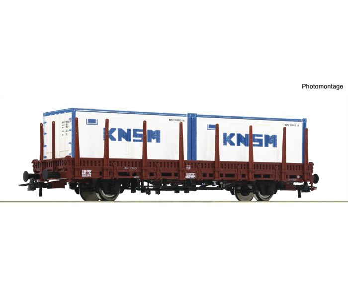 NS Kbs Stake Wagon w/KNSM Container Load IV