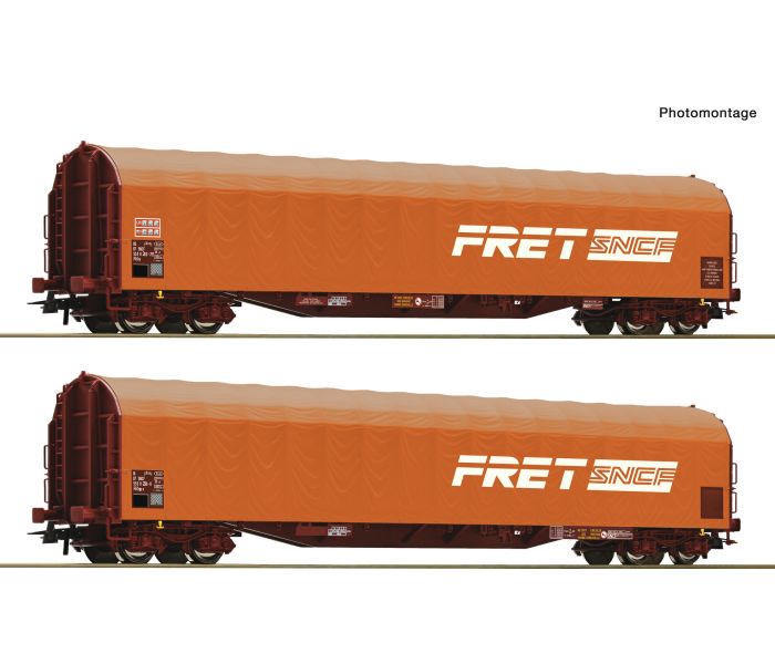 SNCF Fret Rilns Sliding Tarpaulin Wagon Set (2) IV