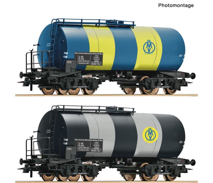 OBB/OMV Bogie Tank Wagon Set (2) IV
