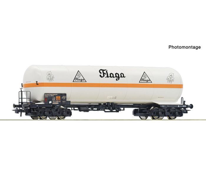 DB Zags Flaga Pressurised Gas Bogie Tank Wagon IV