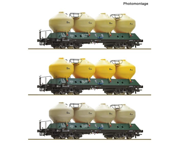 CSD Raj Silo Wagon Set (3) IV