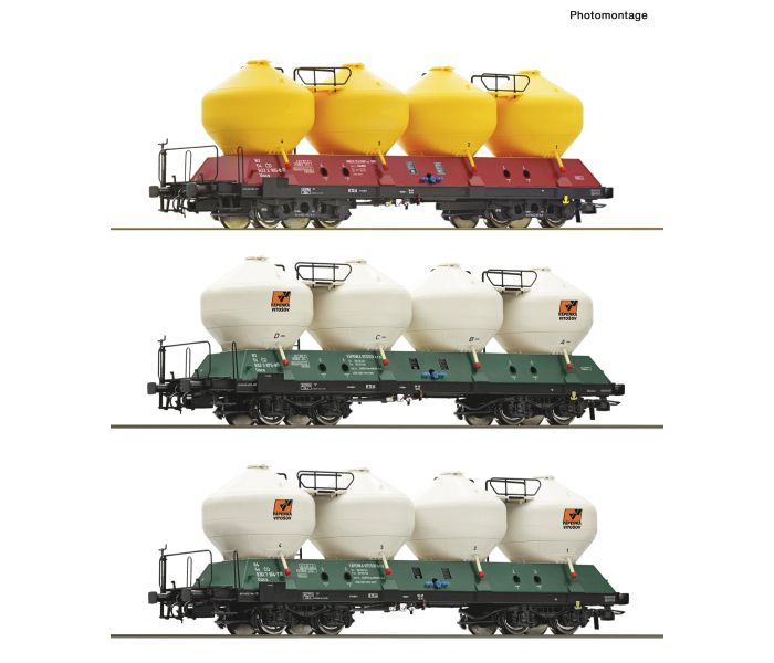 CD Uacs Silo Wagon Set (3) VI
