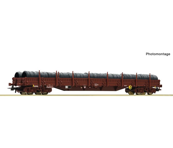 SNCF Res Bogie Stake Wagon w/Wire Reel Load V