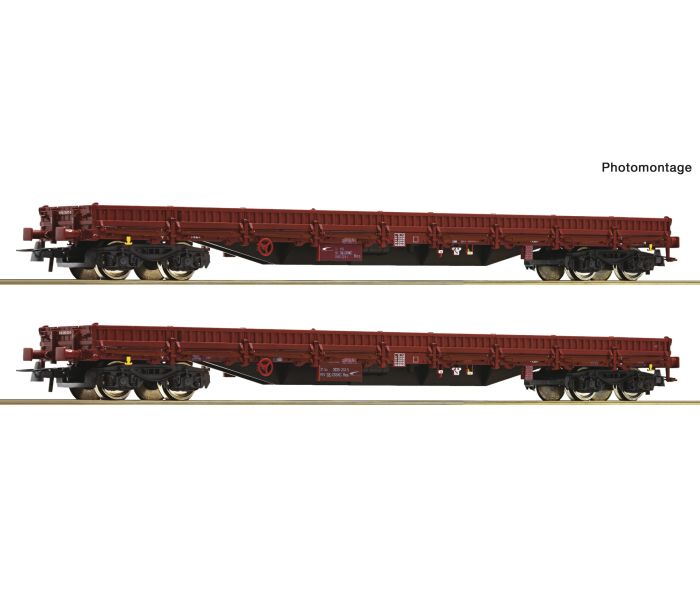 ZSSK Cargo Res Bogie Stake Wagon VI
