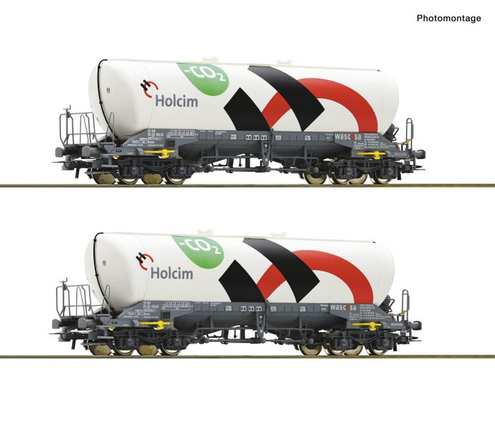 Holcim Uacns Bogie Silo Wagon Set (2) VI