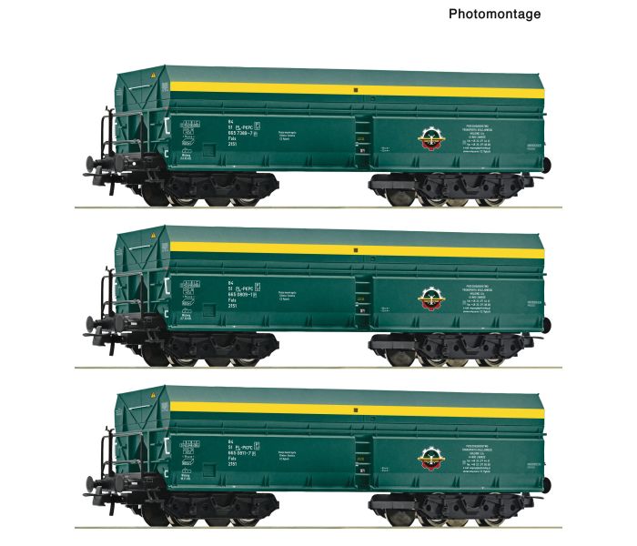 PTKiGK Self Unloading Hopper Wagon Set (3) V