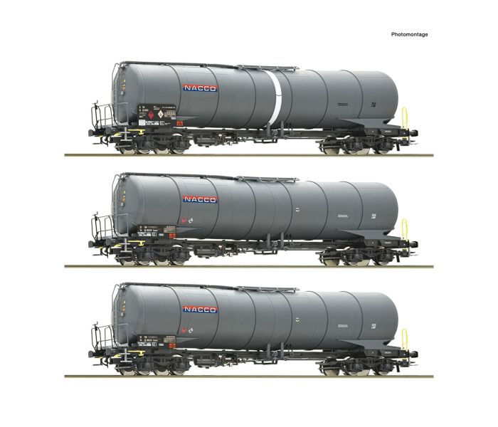 Nacco Zacns Bogie Tank Wagon Set (3) VI