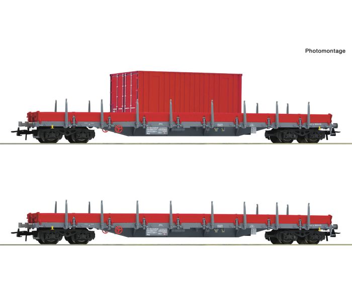 DBAG Res Match Wagons (2) for 6 Axle Crane VI