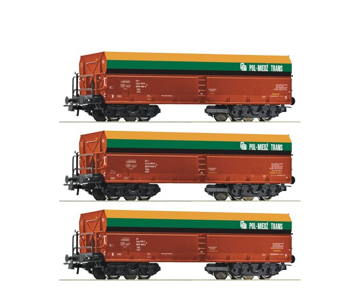 PMT Fals Side Discharge Hopper Wagon Set (3) VI