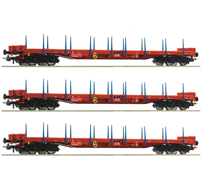RCW Rs Bogie Stake Wagon Set (3) VI