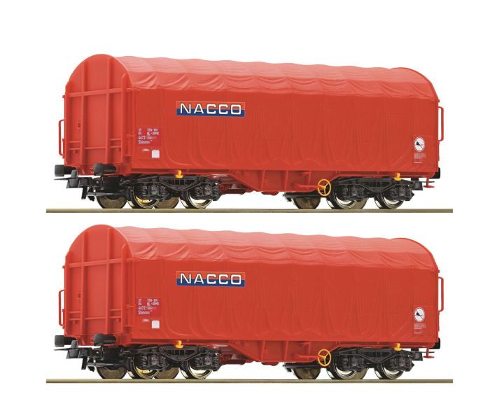 NACCO Shimmns Sliding Tarpaulin Wagon Set (2) IV
