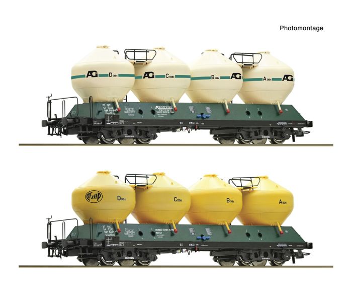 CSD Uacs451.1 Silo Wagon Set (2) IV