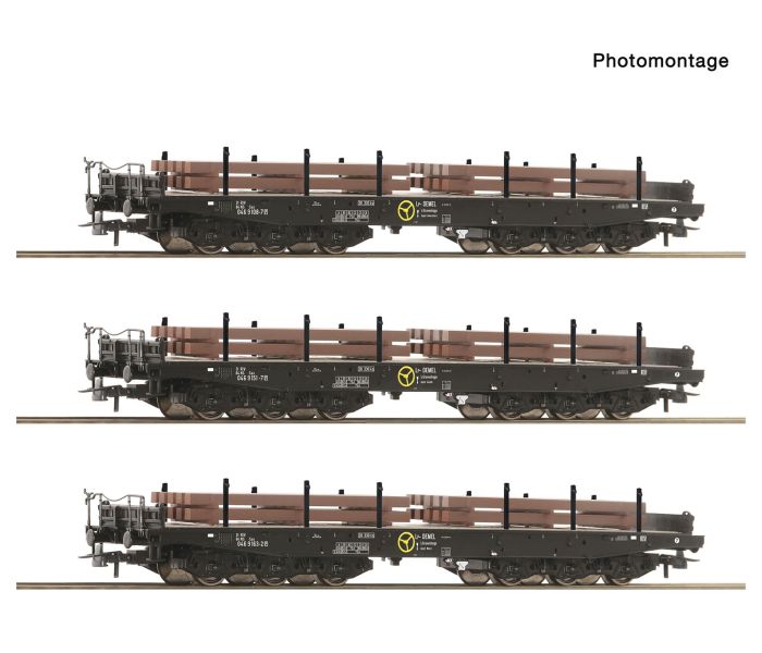 NS Sas Heavy Duty Flat Wagon w/Load Set (3) IV