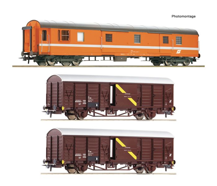 PBB Ds/Gbss-vx Postal Rolling Stock Set (3) IV