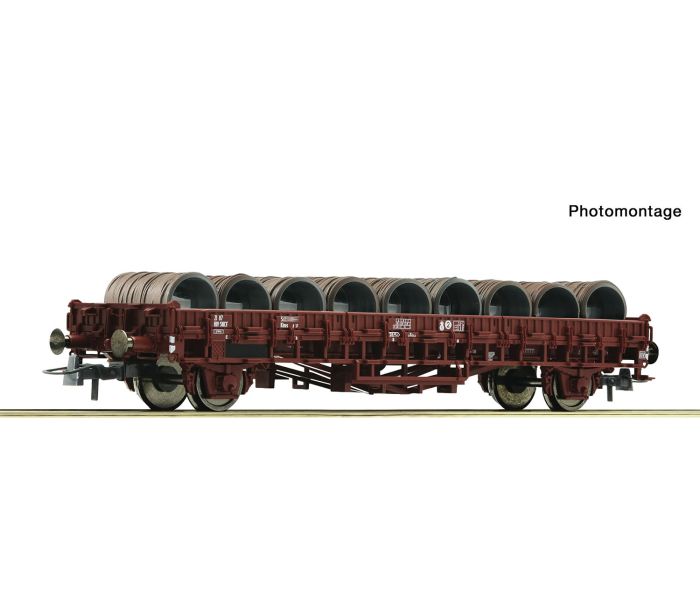 SNCF Klms Flat Wagon w/Pipe Load IV