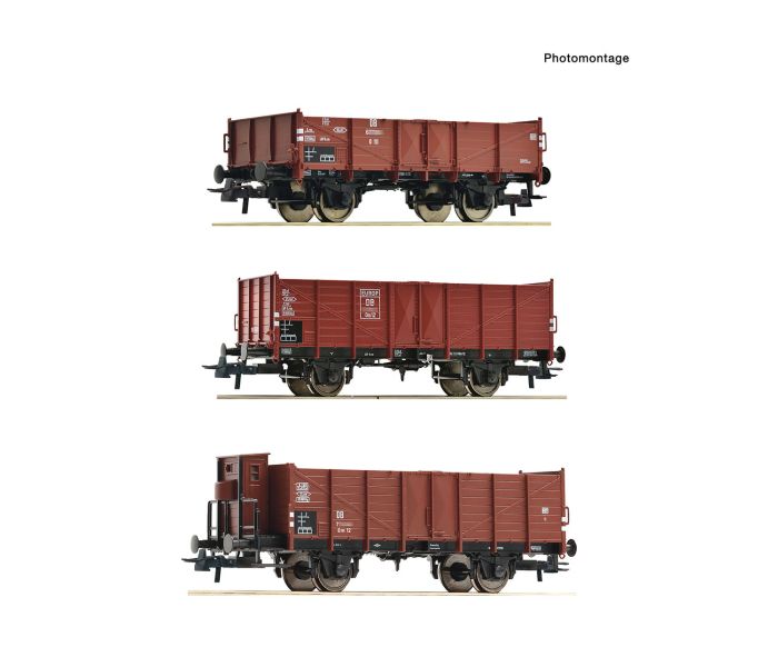 DB O10/Om12 Open Wagon Set (3) III