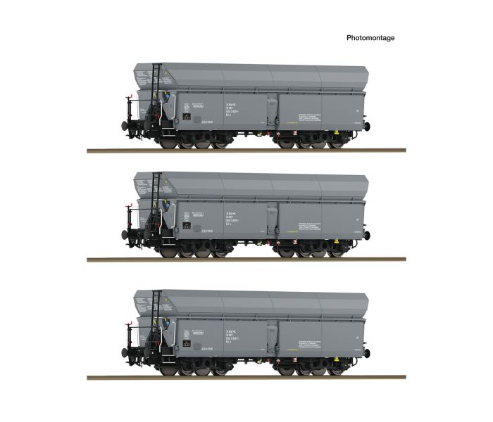 PKP Wap Self Unloading Hopper Wagon Set (3) IV
