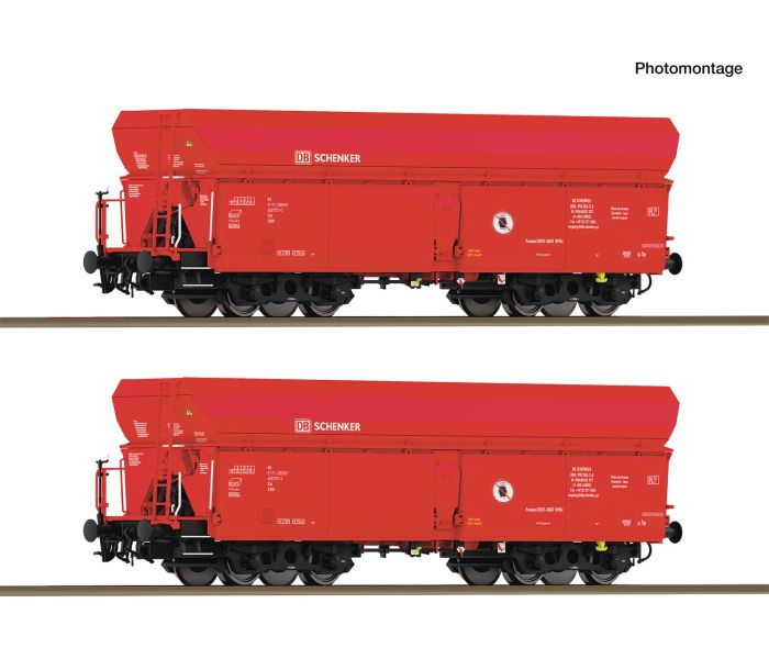 DB Schenker Fal Self Unloading Hopper Wagon Set (2) VI