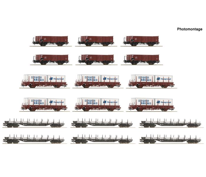 Shunting Yard/Open Wagon Retailer Display Pack (18)