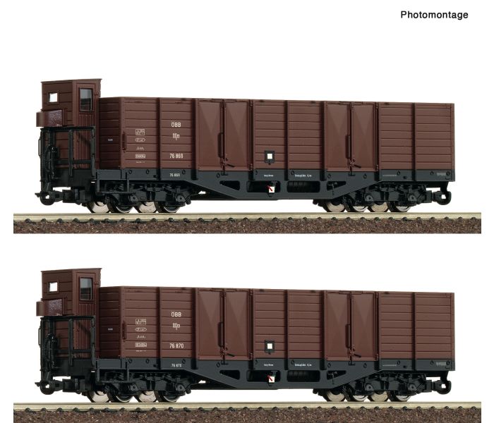 OBB Oom/s Bogie Open Wagon Set (2) IV