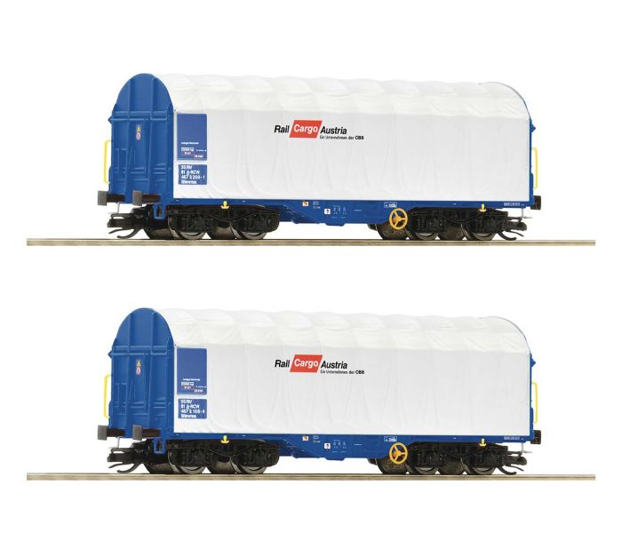 Rail Cargo Austria Sliding Tarpaulin Wagon Set (2) VI