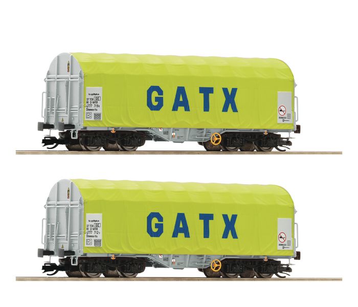 GATX Sliding Tarpaulin Wagon Set (2) VI
